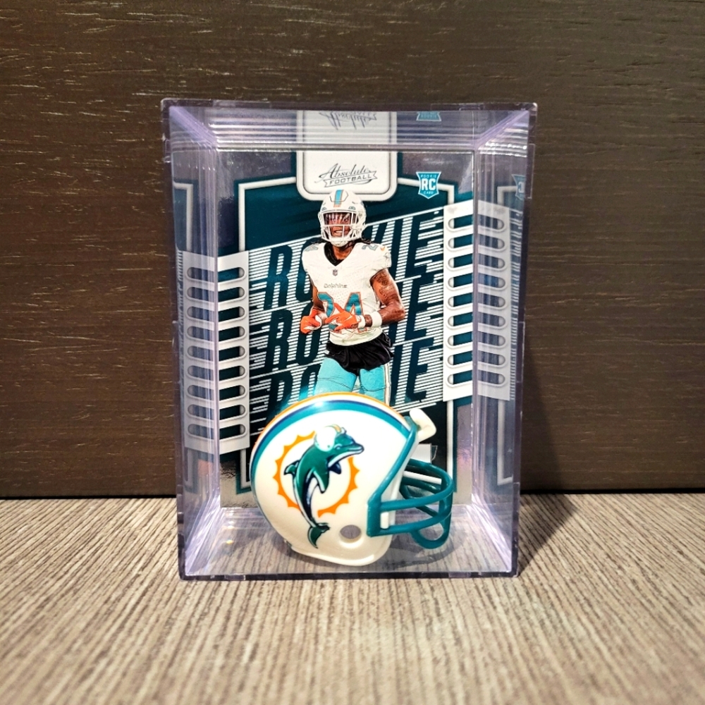 Cam Smith Miami Dolphins Mini Helmet Football Sports Box